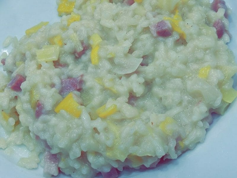 Cliquez pour zoomer ! Risotto poireaux et lardons Thermomix par stephanie_1359540