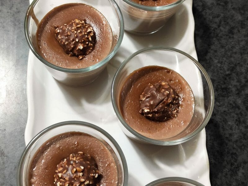 Cliquez pour zoomer ! Crème dessert au Ferrero Rocher Thermomix par laetitiasana67