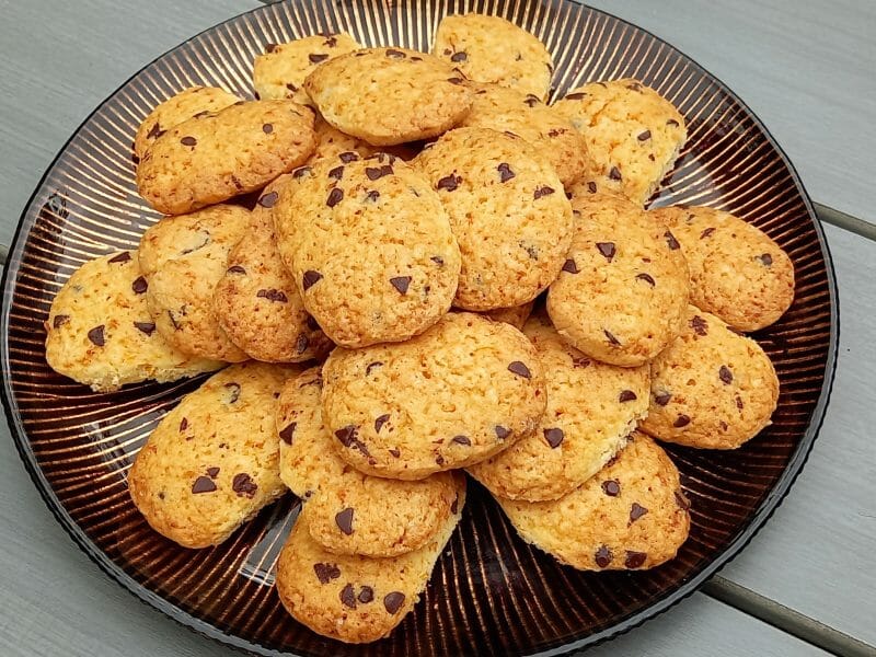Cliquez pour zoomer ! Chokini – Biscuits orange et chocolat Thermomix par Mizirlou