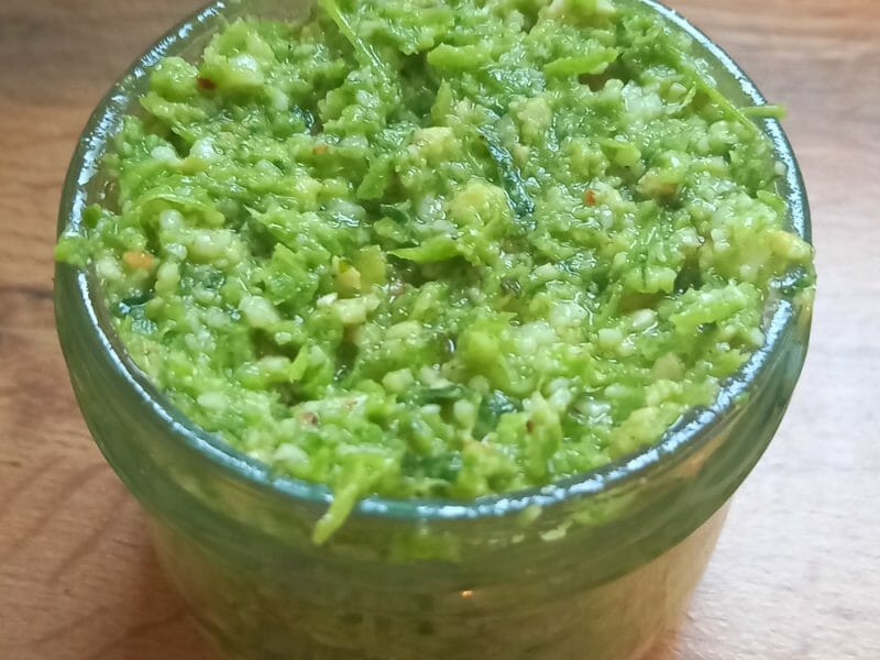 Cliquez pour zoomer ! Pesto d’épinards Thermomix par Mizirlou