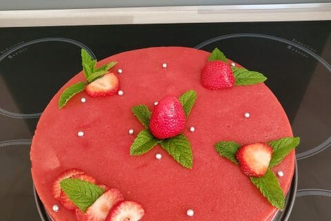 Cliquez pour zoomer ! Bavarois aux fraises Thermomix par sandrus