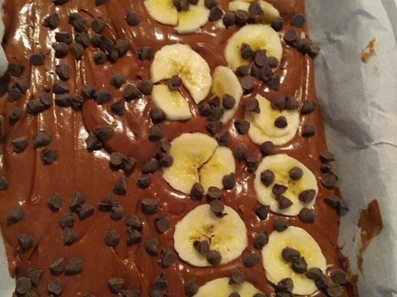 Cliquez pour zoomer ! Brownie fondant choco-banane Thermomix par tatina