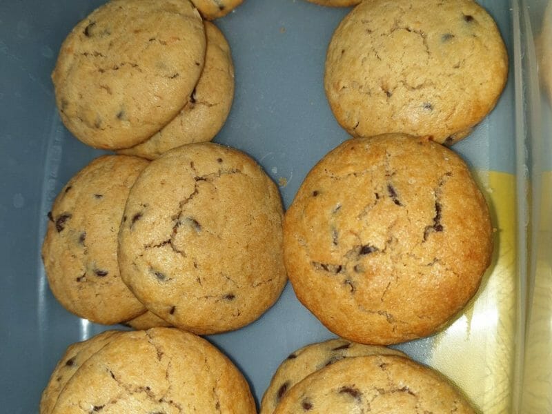 Cliquez pour zoomer ! Cookies beurre de cacahuète et pépites de chocolat Thermomix par marine37