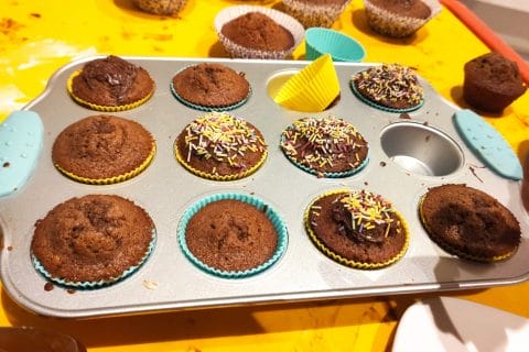 Cliquez pour zoomer ! Madeleines au chocolat Thermomix par soniajasmine