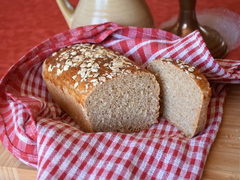 Cliquez pour zoomer ! Pain aux flocons d’avoine et au miel Thermomix par Anniefet
