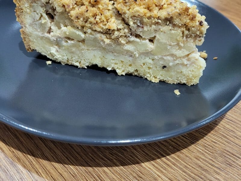 Cliquez pour zoomer ! Tarte aux pommes façon crumble Thermomix par cindybm