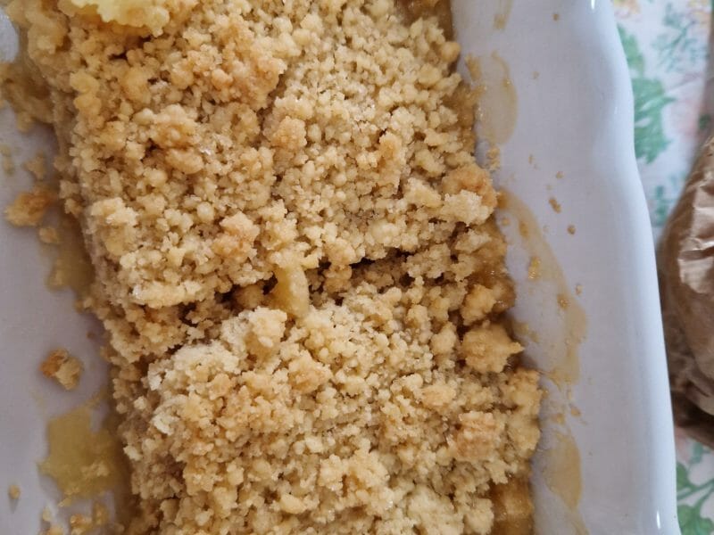Cliquez pour zoomer ! Crumble aux Pommes Thermomix par carine_1311