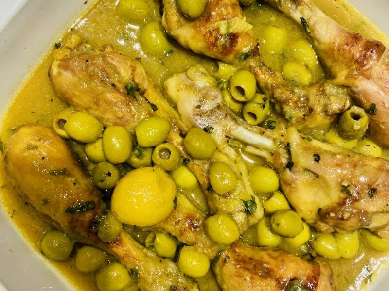 Cliquez pour zoomer ! Tajine de poulet aux olives Thermomix par Lili