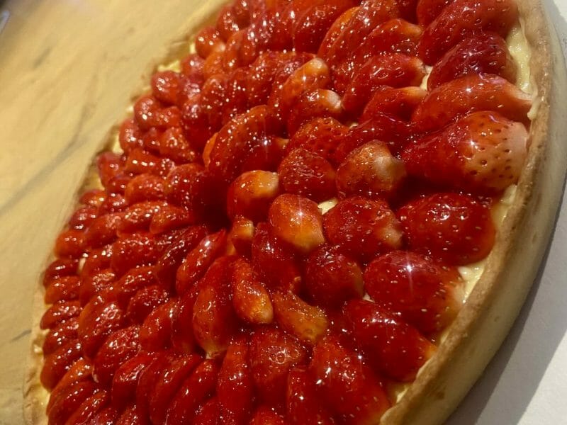 Cliquez pour zoomer ! Tarte aux fraises Thermomix par Lili