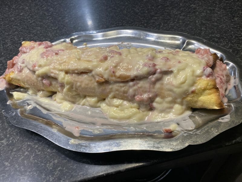 Cliquez pour zoomer ! Bûche de Noël framboises et chocolat blanc Thermomix par chris_78