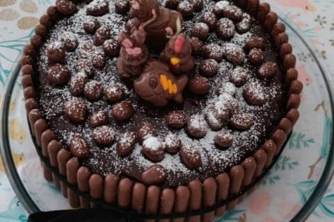 Cliquez pour zoomer ! Gâteau lapin de Pâques Thermomix par Delweber