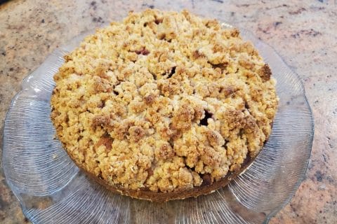 Cliquez pour zoomer ! Crumb cake framboises Thermomix par zazeazur