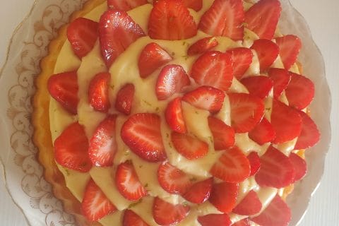 Cliquez pour zoomer ! Tarte renversée aux fruits rouges et citron vert Thermomix par zazeazur