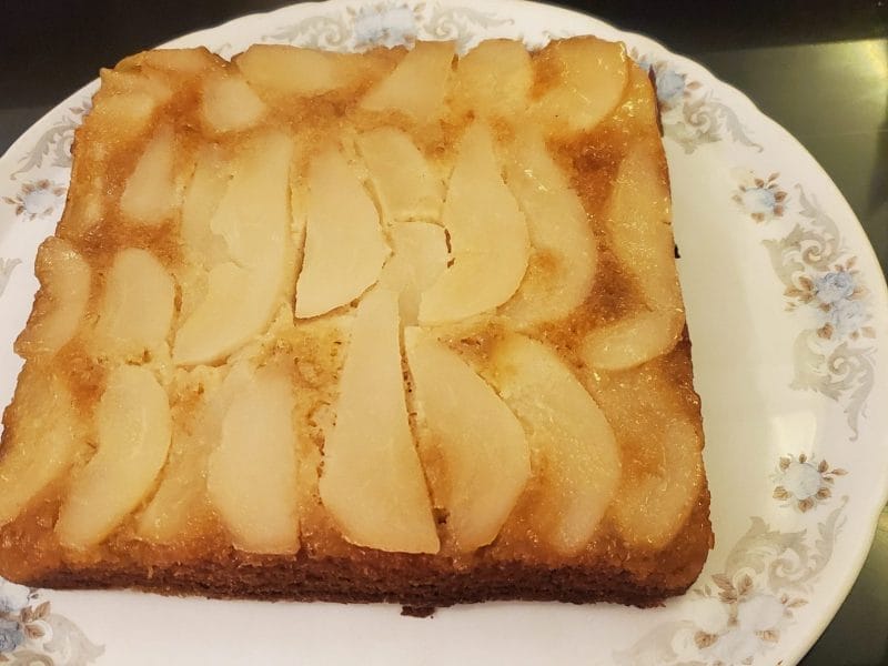 Cliquez pour zoomer ! Gâteau renversé aux poires Thermomix par zazeazur