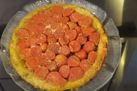 Cliquez pour zoomer ! Tatin de tomates cerises à la tapenade Thermomix par zazeazur
