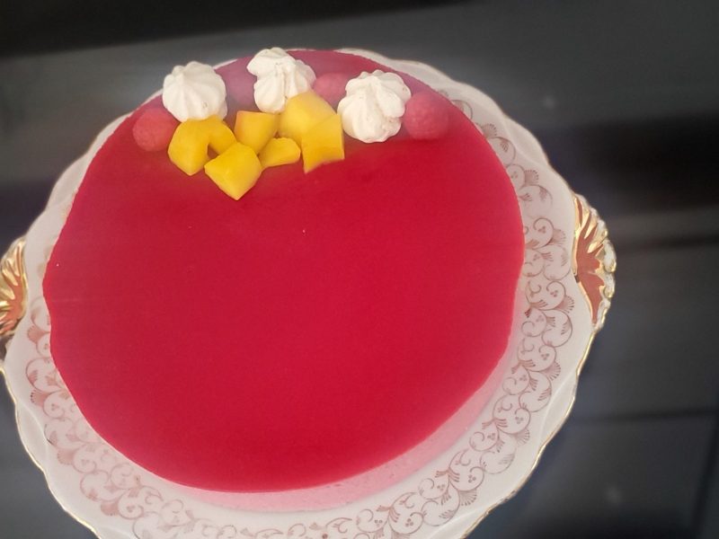 Cliquez pour zoomer ! Bavarois aux framboises Thermomix par zazeazur