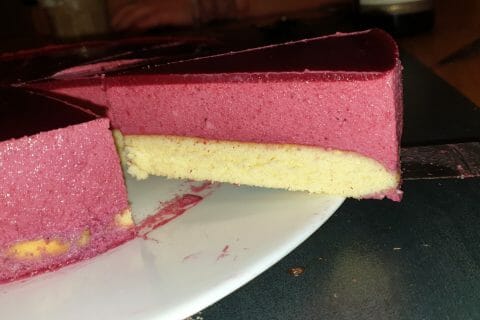 Cliquez pour zoomer ! Bavarois aux framboises Thermomix par celia_105