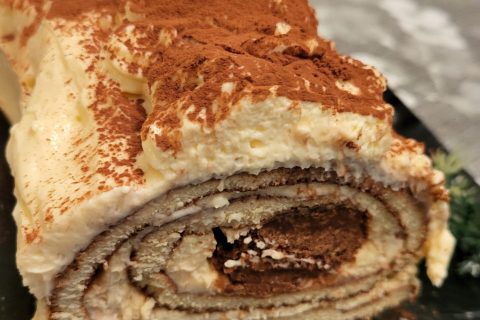 Cliquez pour zoomer ! Bûche Tiramisu Thermomix par ilana_3