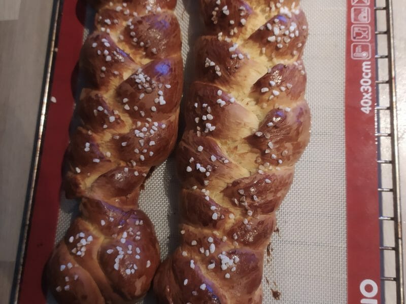 Cliquez pour zoomer ! Brioche tressée à la mie filante Thermomix par aurelie_707