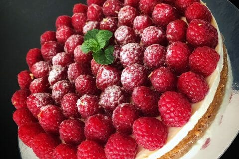 Cliquez pour zoomer ! Tarte aux fraises sans cuisson au Thermomix