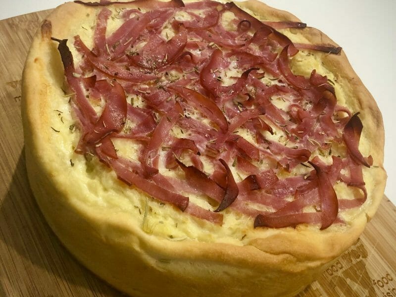 Cliquez pour zoomer ! Zwiebelkuchen – gâteau aux oignons Thermomix par applepie1124