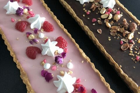 Cliquez pour zoomer ! Tarte au chocolat et cacahuètes caramélisées au Thermomix