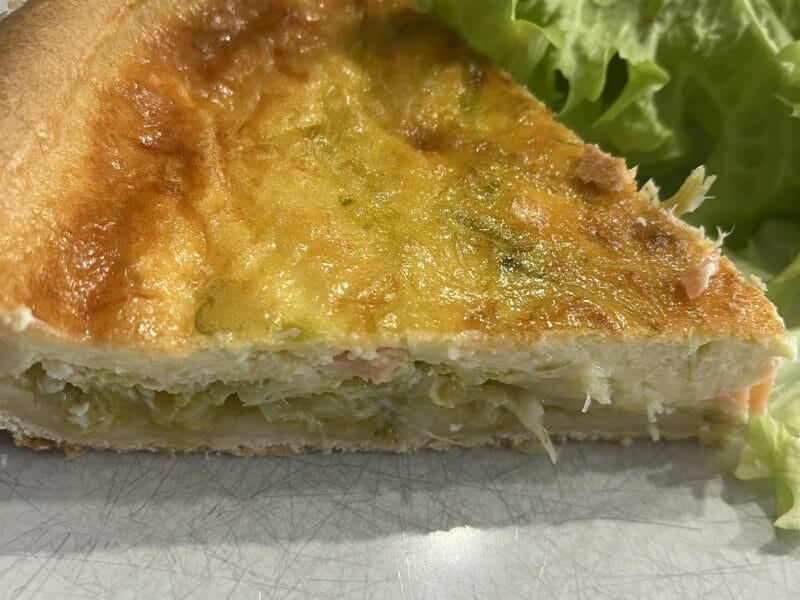 Cliquez pour zoomer ! Gâteau poireaux, lardons et fromage Thermomix par applepie1124