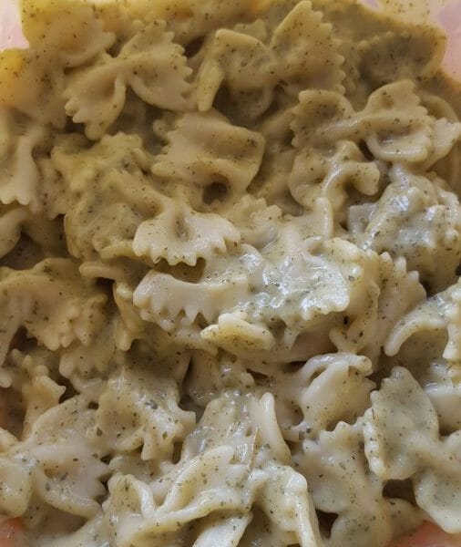 Cliquez pour zoomer ! Farfalle à la crème de courgettes Thermomix par matite