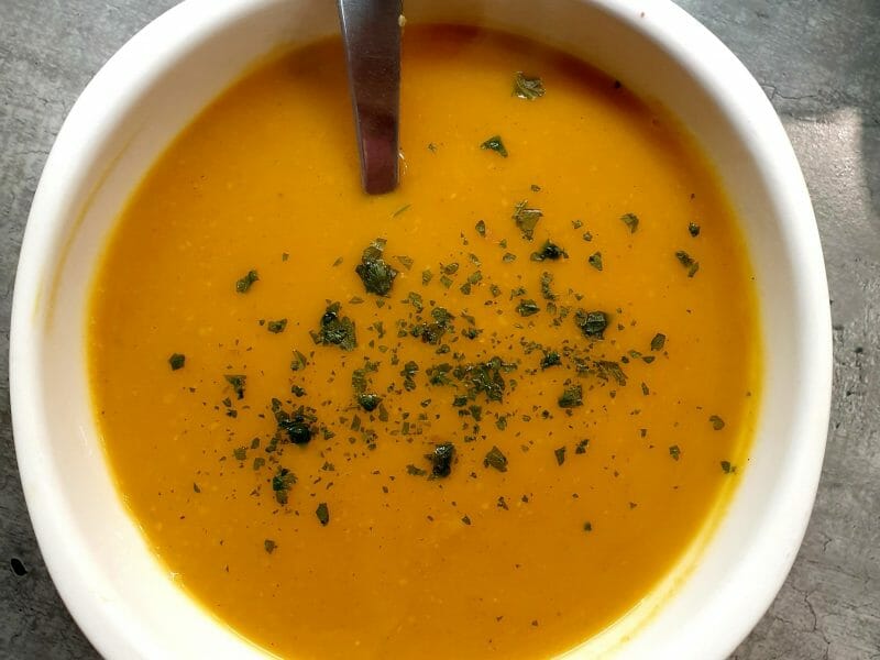 Cliquez pour zoomer ! Potage coco butternut au garam masala Thermomix par so