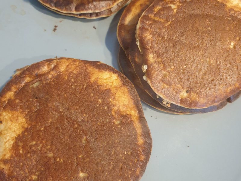 Cliquez pour zoomer ! Pancakes healthy flocons d’avoine et banane Thermomix par so