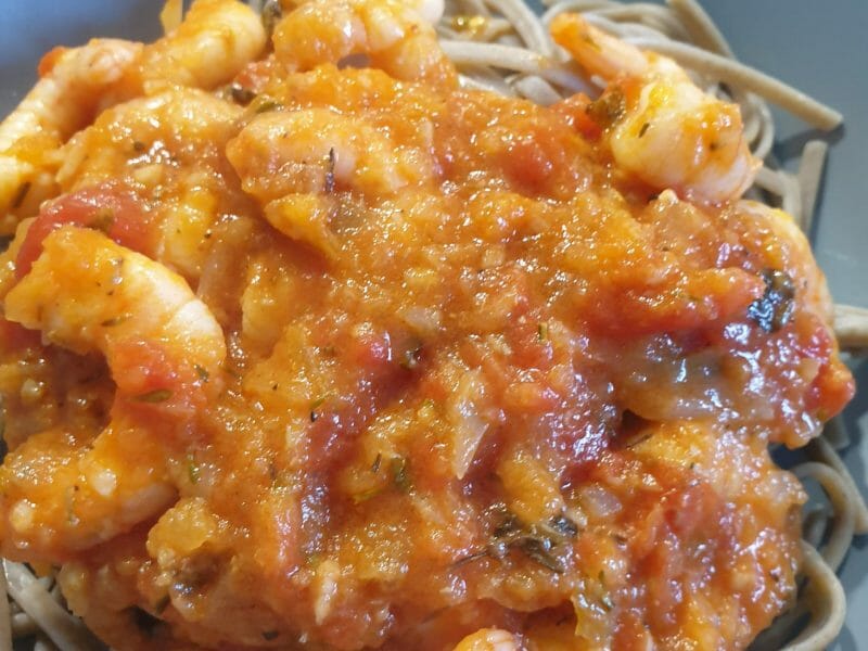 Cliquez pour zoomer ! Crevettes à la grecque Thermomix par so