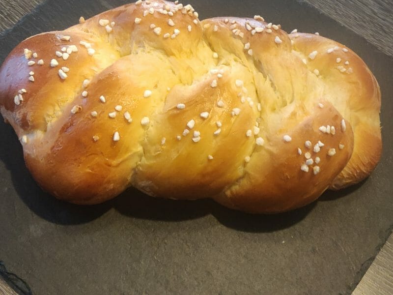 Cliquez pour zoomer ! Brioche tressée à la mie filante Thermomix par Louloute68