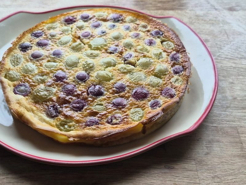 Cliquez pour zoomer ! Clafoutis aux raisins frais Thermomix par coacoa33333