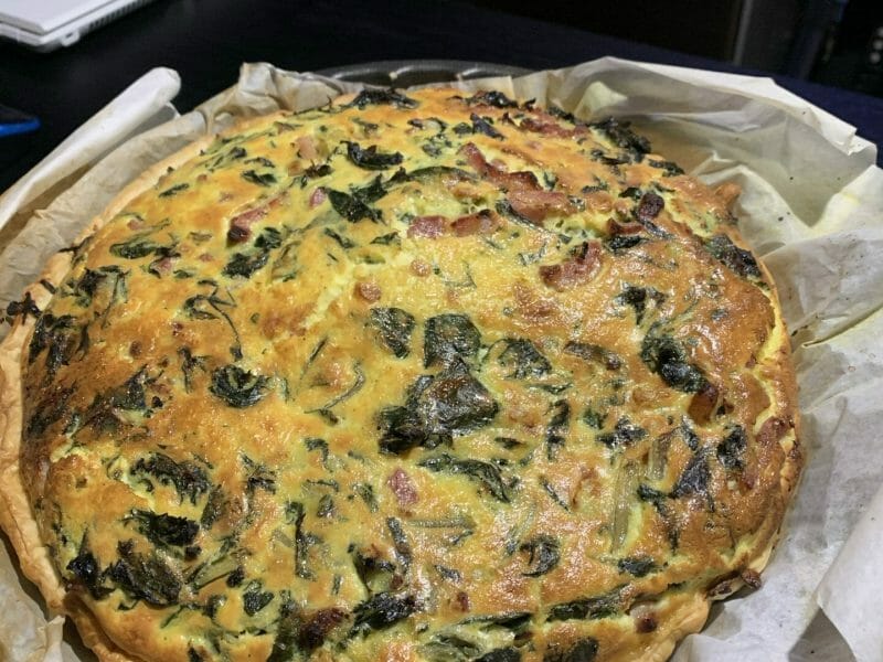 Cliquez pour zoomer ! Quiche au vert de blettes Thermomix par Max et Anto