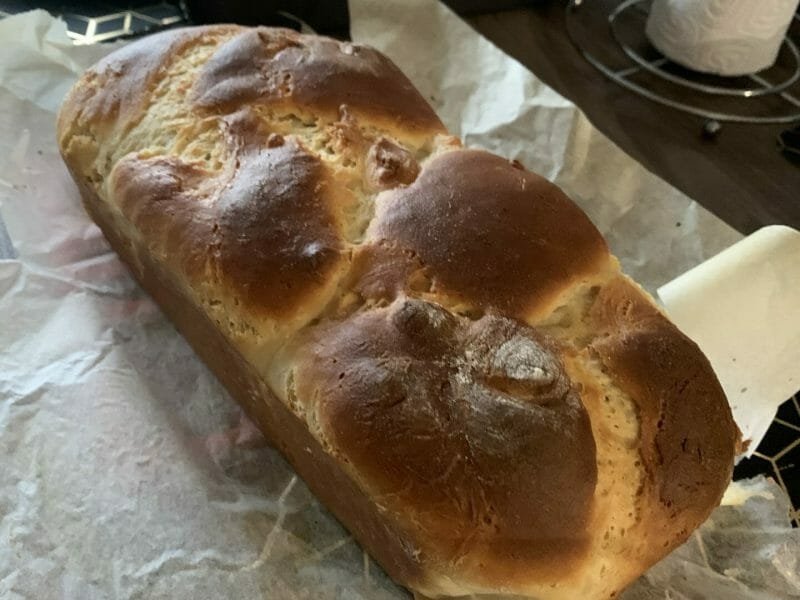 Cliquez pour zoomer ! Brioche sans beurre, sans oeufs Thermomix par Max et Anto