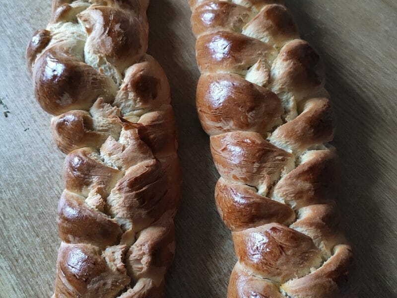 Cliquez pour zoomer ! Brioche tressée à la mie filante Thermomix par lo_18