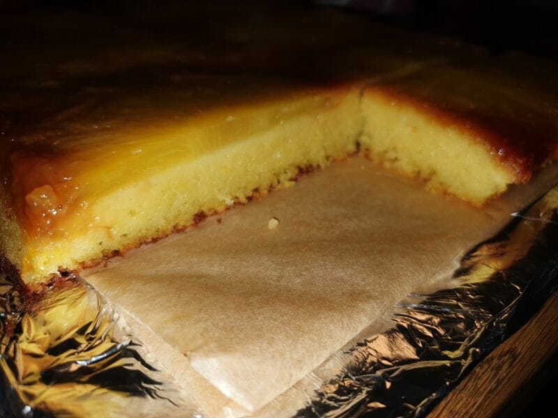 Cliquez pour zoomer ! Gâteau renversé à l’ananas Thermomix par elodiem13