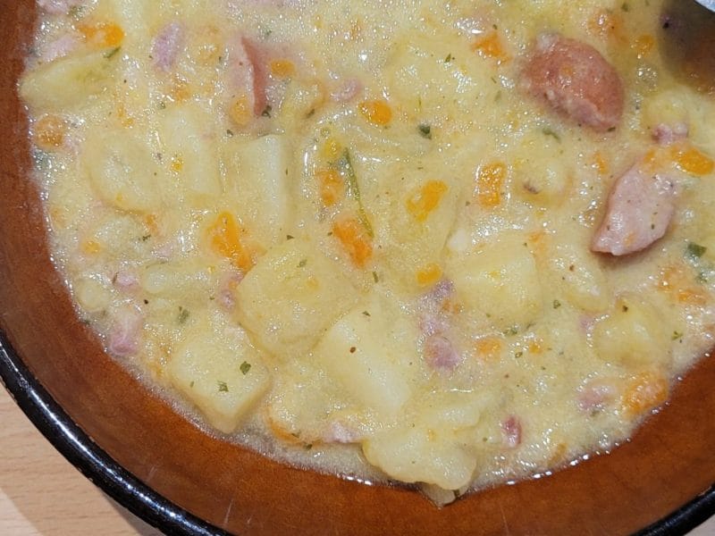 Cliquez pour zoomer ! Soupe rustique de pommes de terre Thermomix par melanie_513