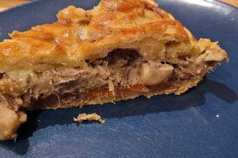 Cliquez pour zoomer ! Tourte aux cuisses de canard confites et champignons Thermomix par melanie_513
