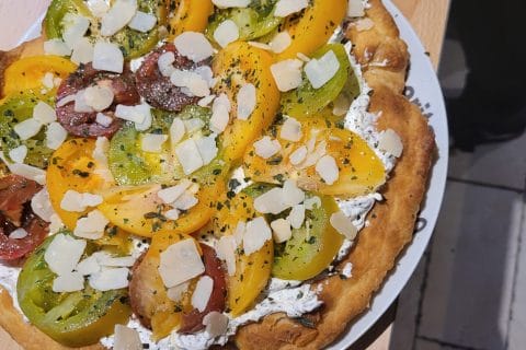 Cliquez pour zoomer ! Tarte feuilletée fromage frais et tomates Thermomix par melanie_513