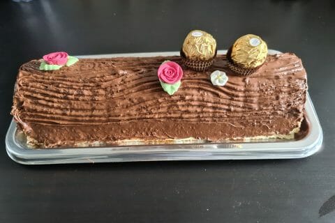 Cliquez pour zoomer ! Bûche Ferrero Rocher Thermomix par mariesauhap