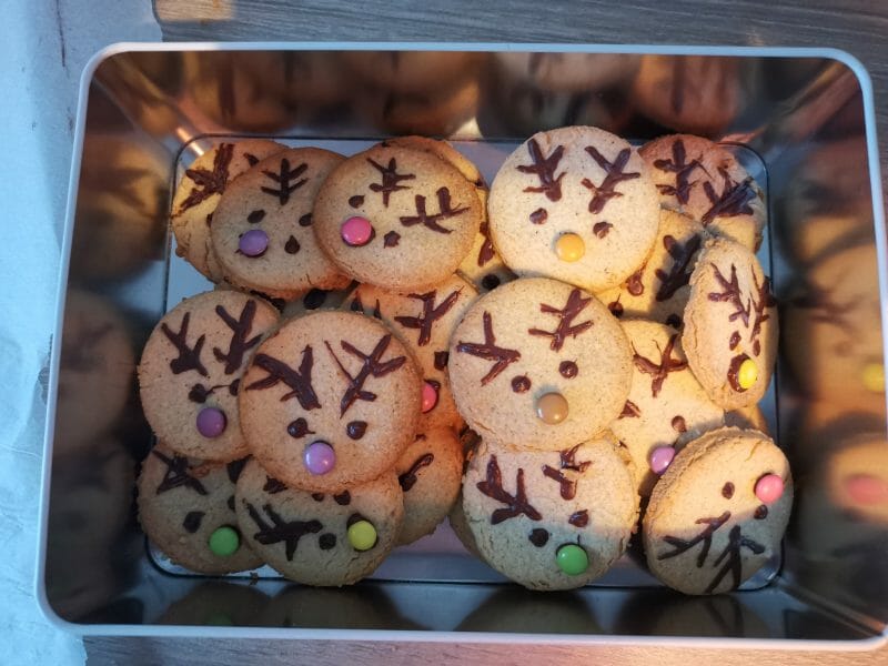 Cliquez pour zoomer ! Sablés rennes de Noël Thermomix par txapa64