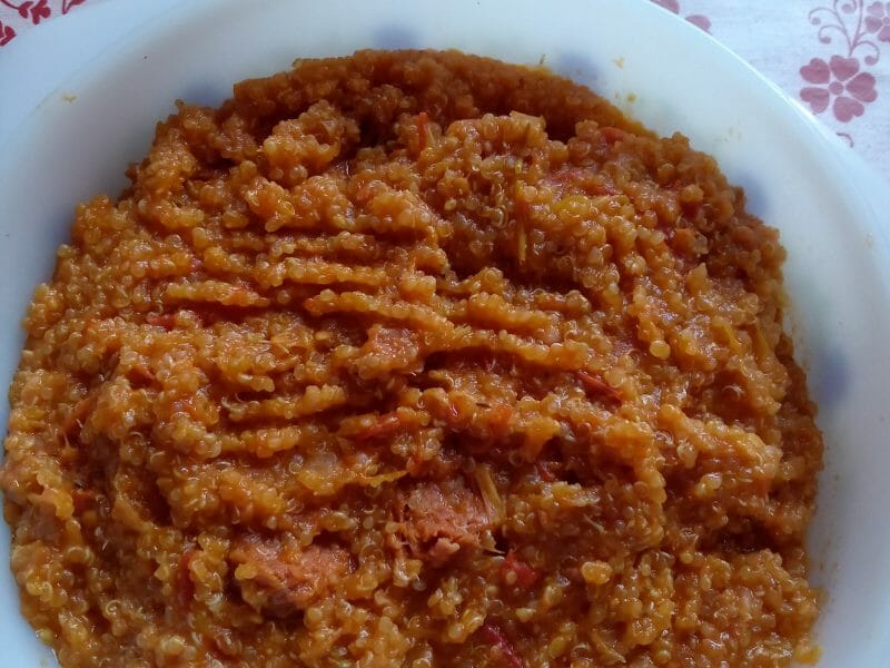 Cliquez pour zoomer ! Quinoa sauce basquaise Thermomix par odete_2