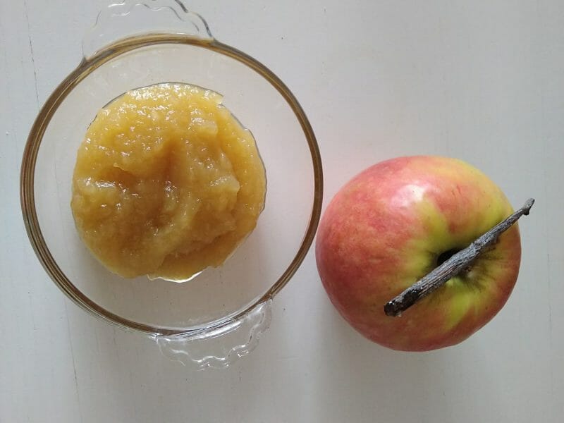 Cliquez pour zoomer ! Compote pomme rhubarbe à la vanille Thermomix par sandrinem25