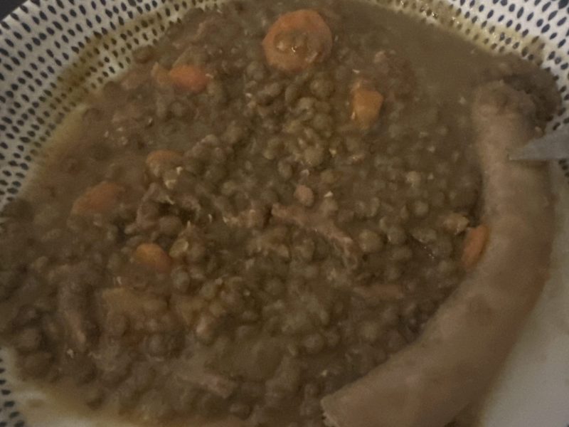 Cliquez pour zoomer ! Lentilles et ses saucisses Thermomix par morgane_265