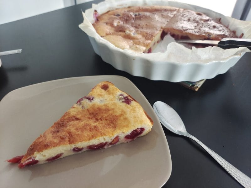 Cliquez pour zoomer ! Clafoutis aux cerises Thermomix par juliedad