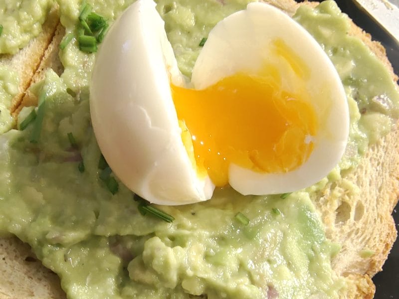 Cliquez pour zoomer ! Tartine avocat et oeuf mollet Thermomix par juliedad