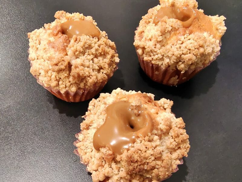 Cliquez pour zoomer ! Muffins aux pommes façon crumble Thermomix par juliedad