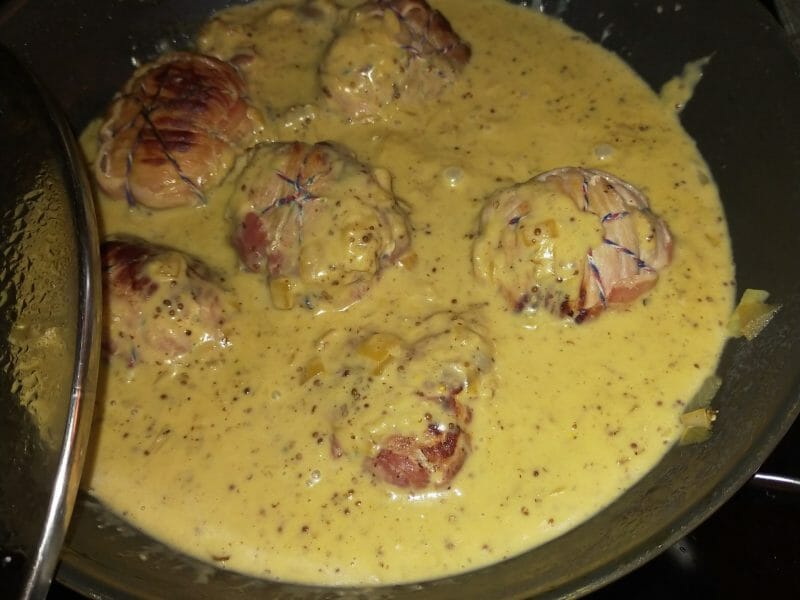 Cliquez pour zoomer ! Paupiettes de veau aux champignons Thermomix par Aureric