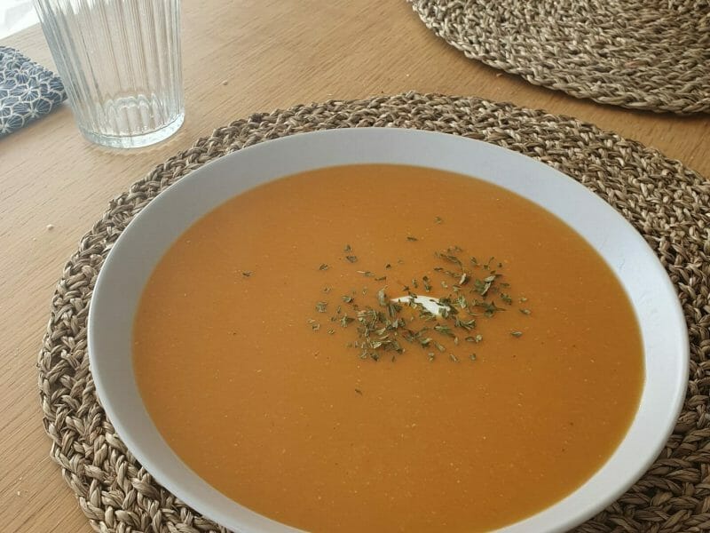 Cliquez pour zoomer ! Velouté de lentilles corail Thermomix par Princesse Mathilde